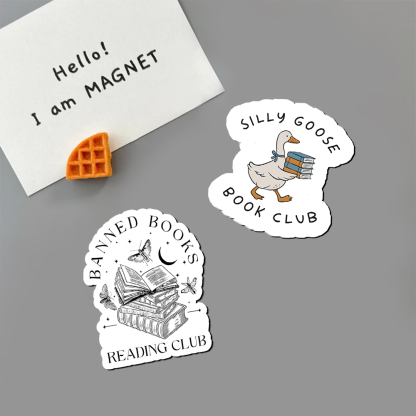 Pagewings Silly Goose Book Club Fridge Magnet