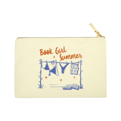 Pagewings Book Girl Summer Bookish Pouch