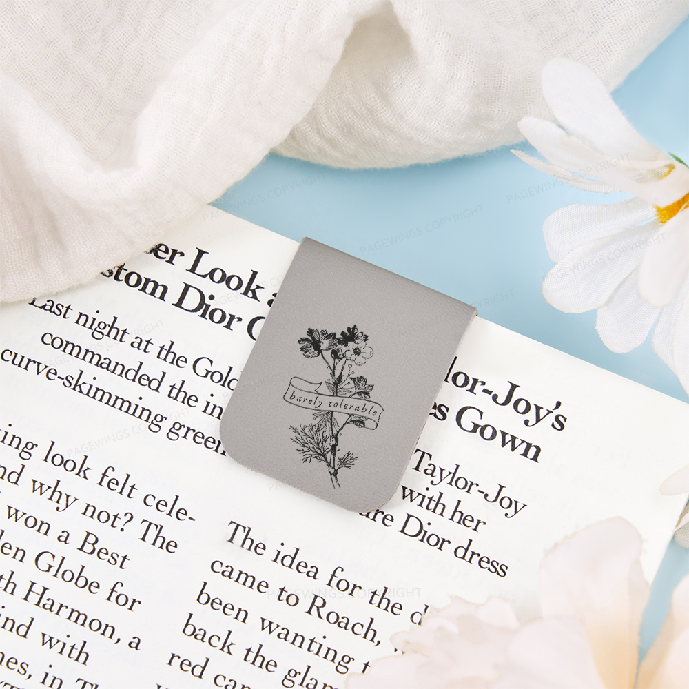 Pagewings Barely Tolerable Magnetic Bookmark