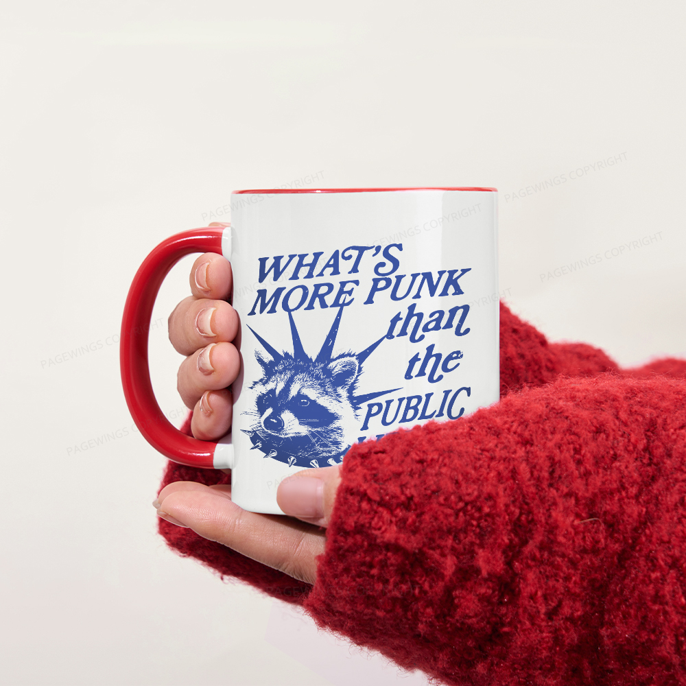 Pagewings What’s More Punk Than The Public Library Mug