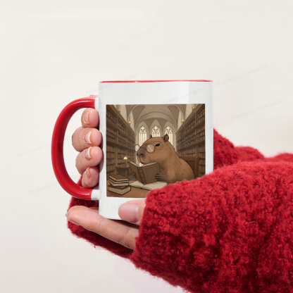 Pagewings The Reader Capybara Mug