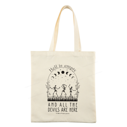 Pagewings Hell is Empty and all the Devils are Here Tote Bag