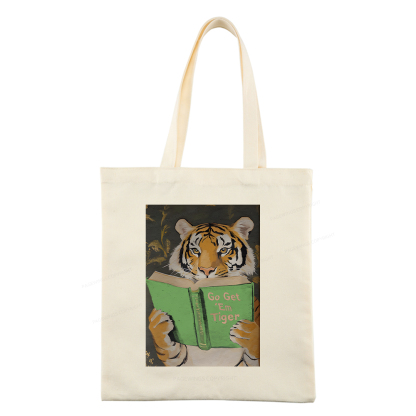 Pagewings Motivational Tiger Tote Bag
