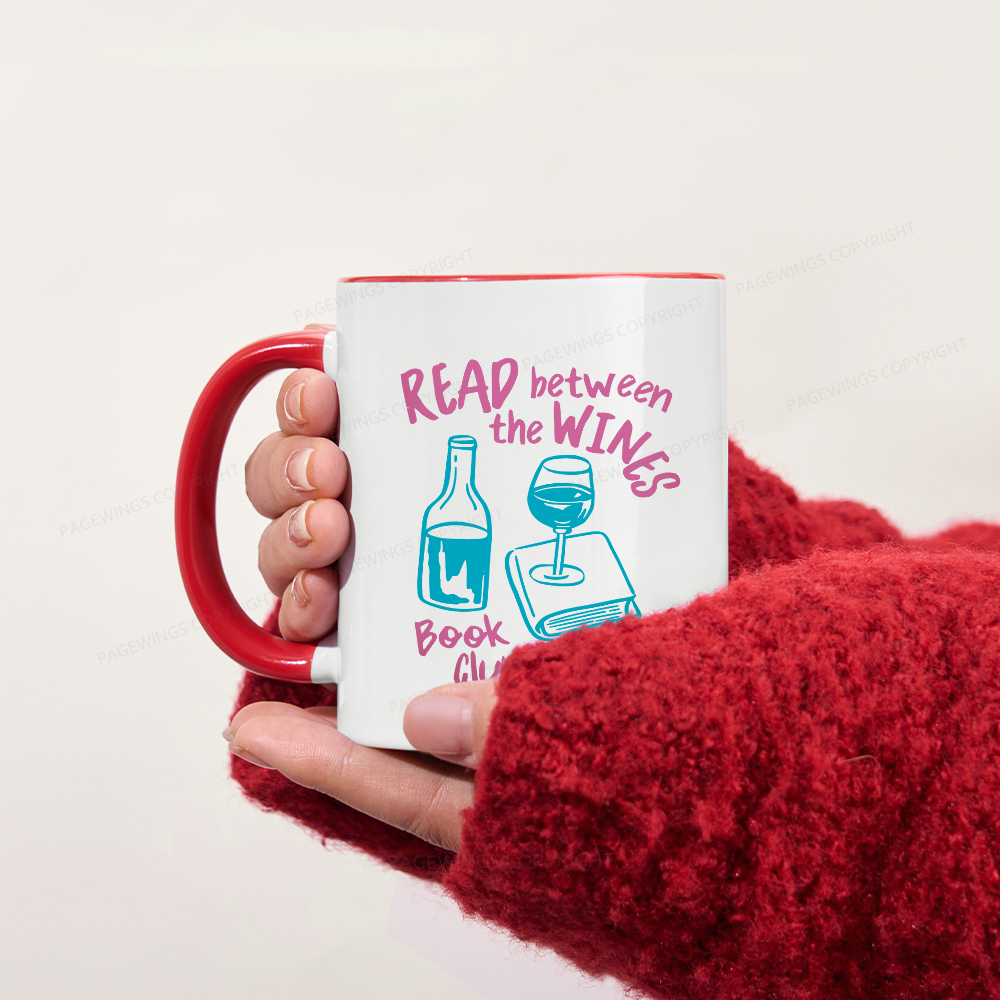 Pagewings Wine Lover Book Club Mug