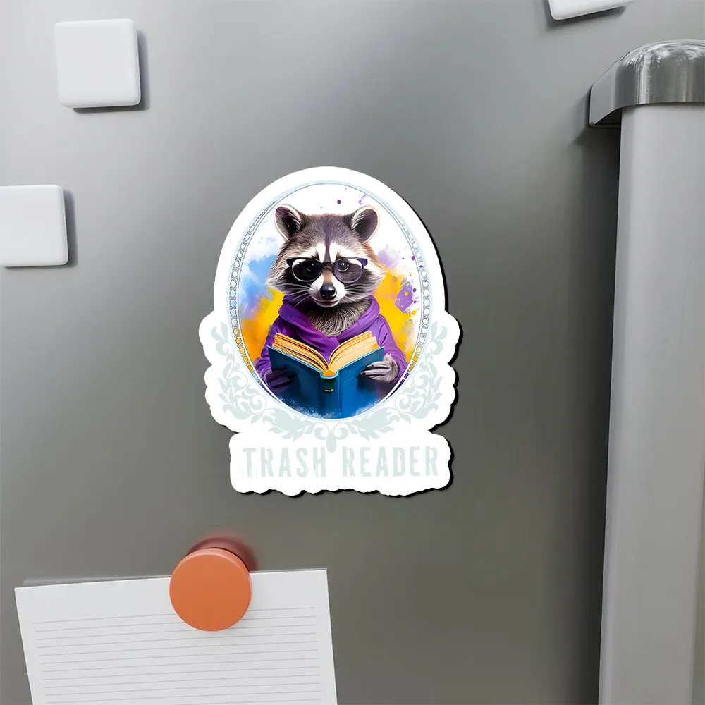 Pagewings Trash Reader Fridge Magnet