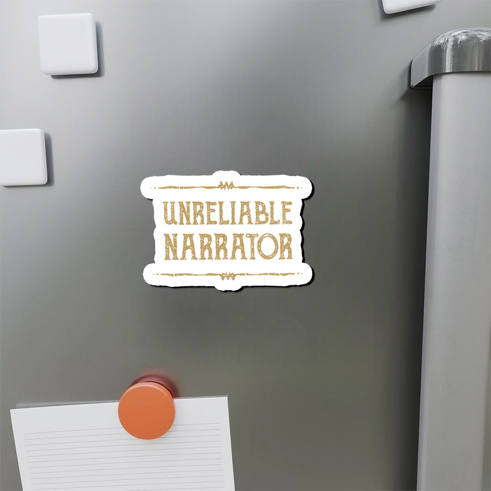 Pagewings Unreliable Narrator Fridge Magnet