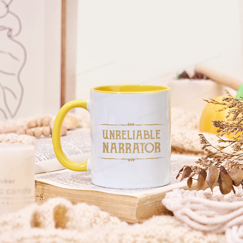 Pagewings Unreliable Narrator Mug