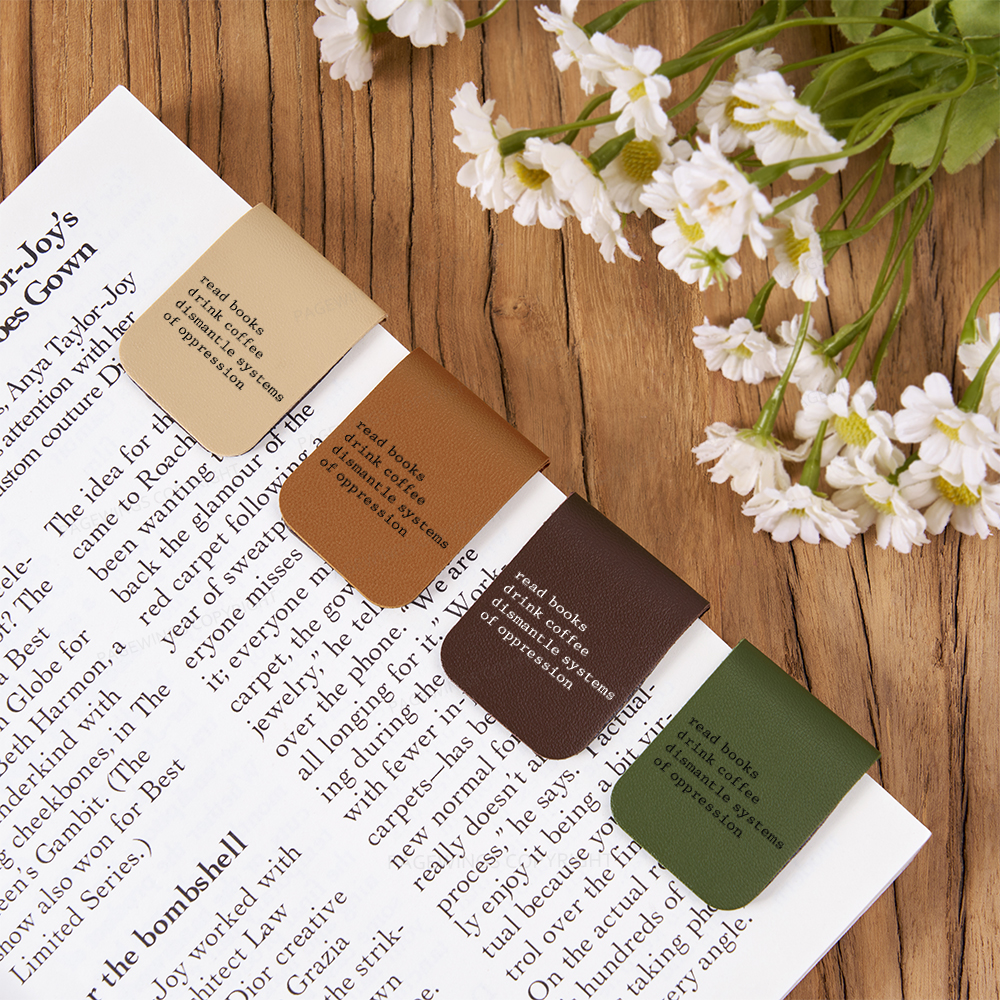 Pagewings Read Books Drink Coffee Dismantle Magnetic Bookmark