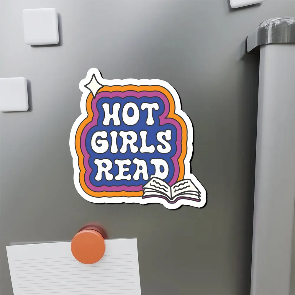 Pagewings Hot Girls Read Fridge Magnet