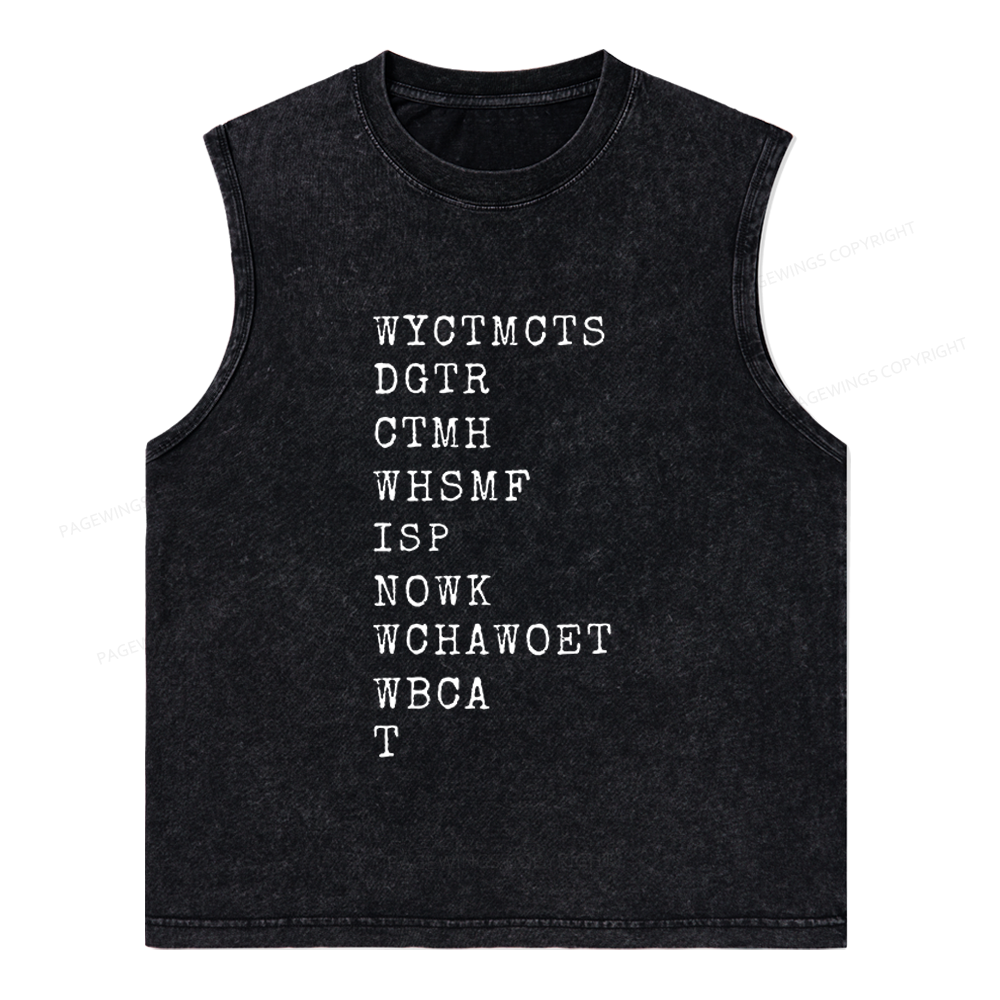 Pagewings Romance Lover Unisex Washed Tank Top