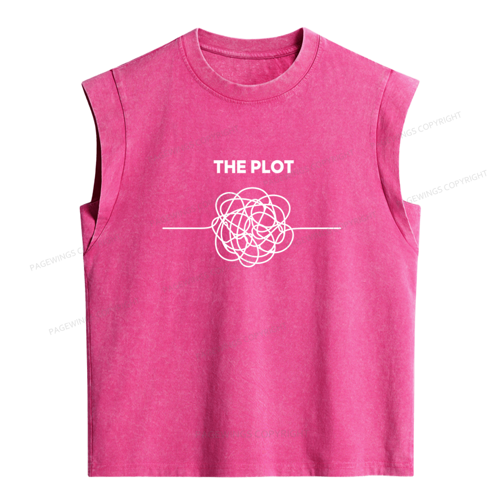 Pagewings The Plot Women's Washed Tank Top