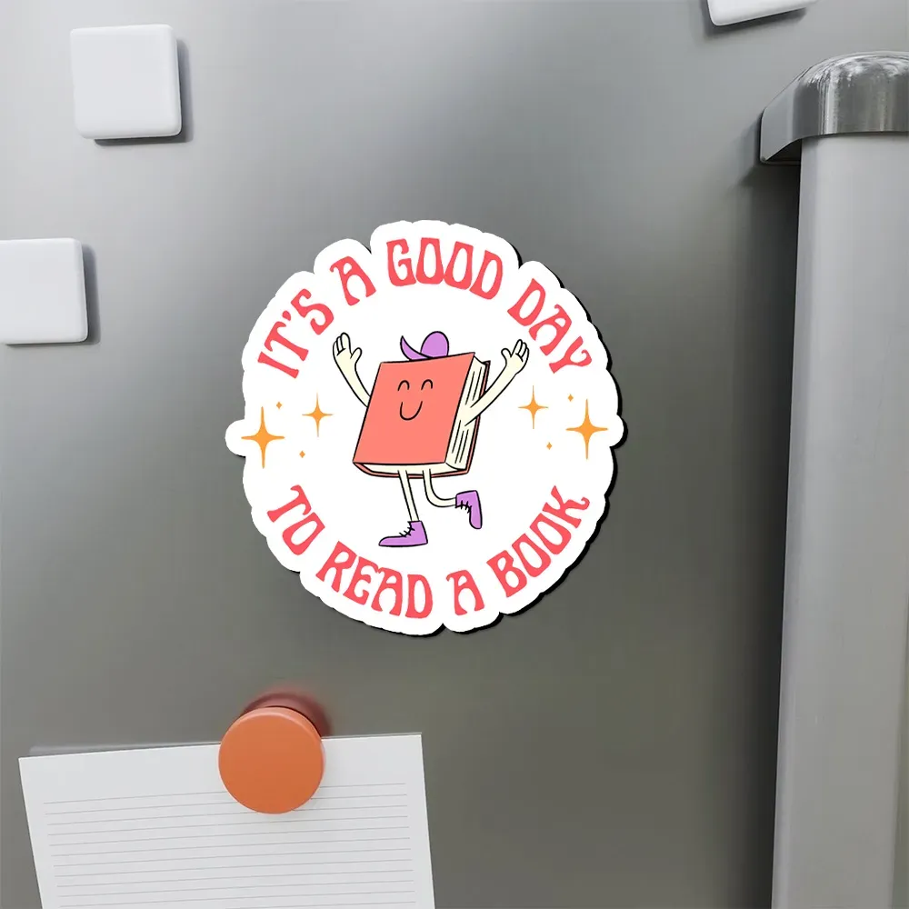 Pagewings It's A Good Day To Read A Book Fridge Magnet