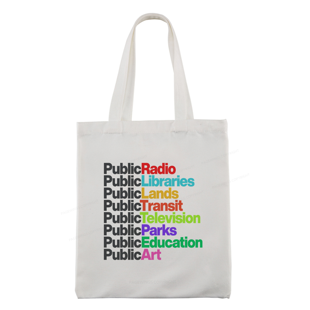 Pagewings Public Libraries Tote Bag