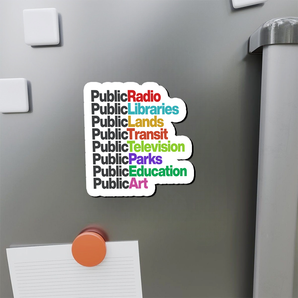 Pagewings Public Libraries Fridge Magnet