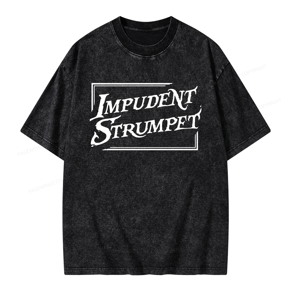 Pagewings Impudent Strumpet Unisex Washed T-shirt