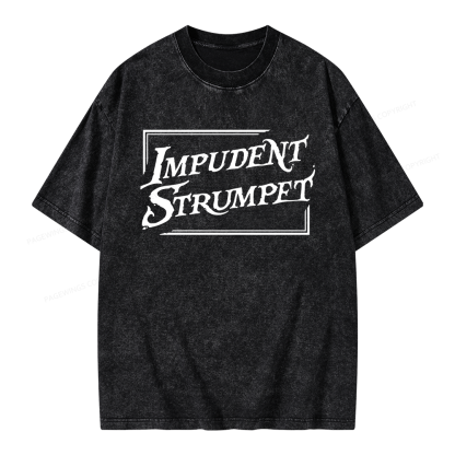 Pagewings Impudent Strumpet Unisex Washed T-shirt
