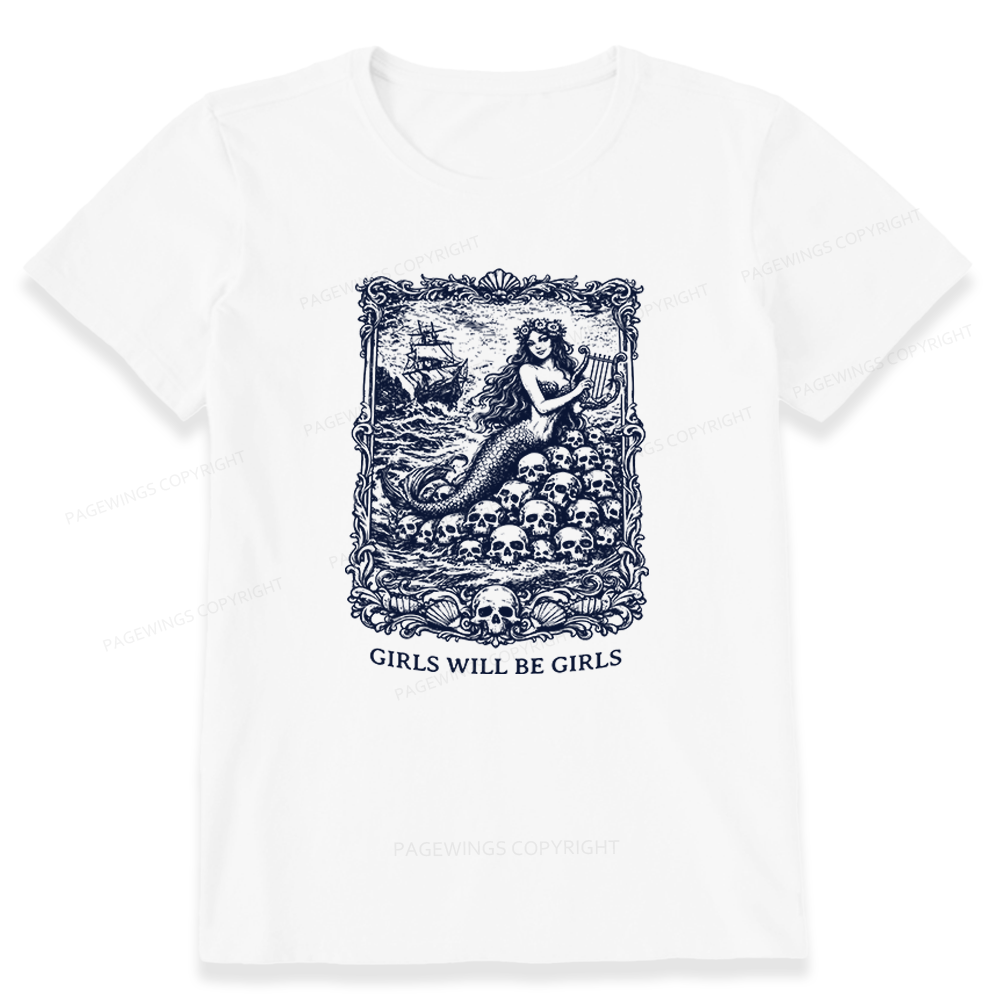 Pagewings Girls Will Be Girls Unisex Classic T-shirt