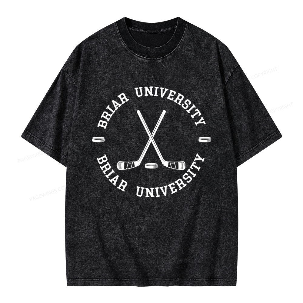 Pagewings Hockey Romance Unisex Washed T-shirt