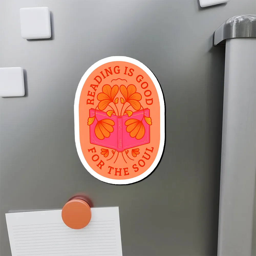 Pagewings Reading Is Good For The Soul Fridge Magnet