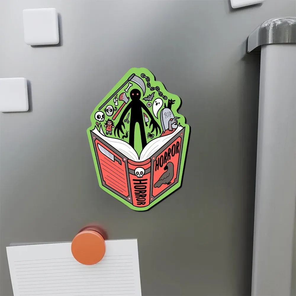Pagewings The Gift For Who Love Horror Fridge Magnet
