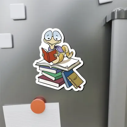 Pagewings Reading Snail and Book Fridge Magnet