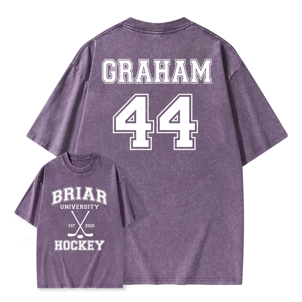 Pagewings Hockey Romance Unisex Washed T-shirt
