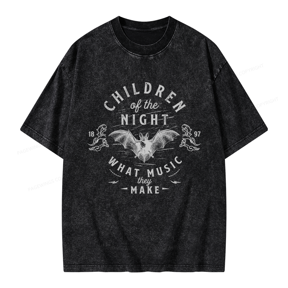 Pagewings What Music They Make Unisex Washed T-shirt