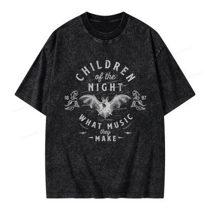 Pagewings What Music They Make Unisex Washed T-shirt