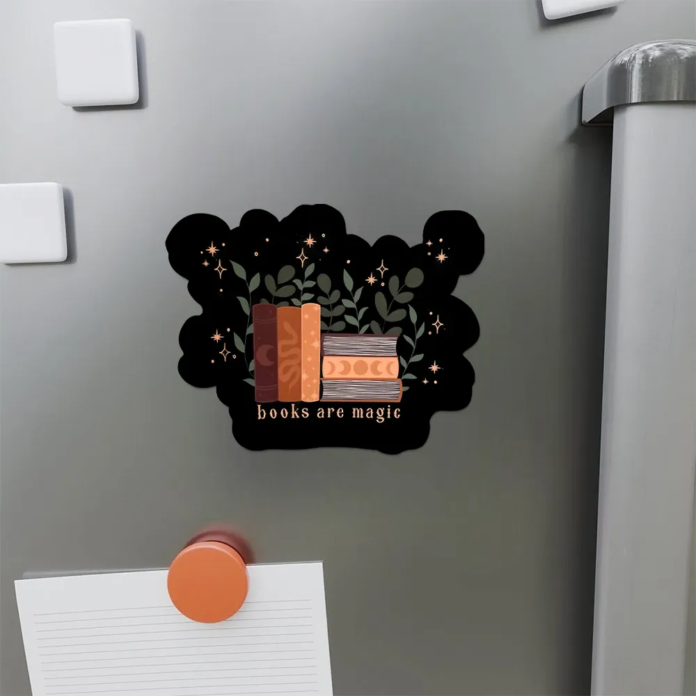 Pagewings Books Are Magic Fridge Magnet
