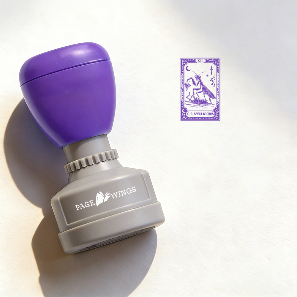 Pagewings Girls Will Be Girls Stamp