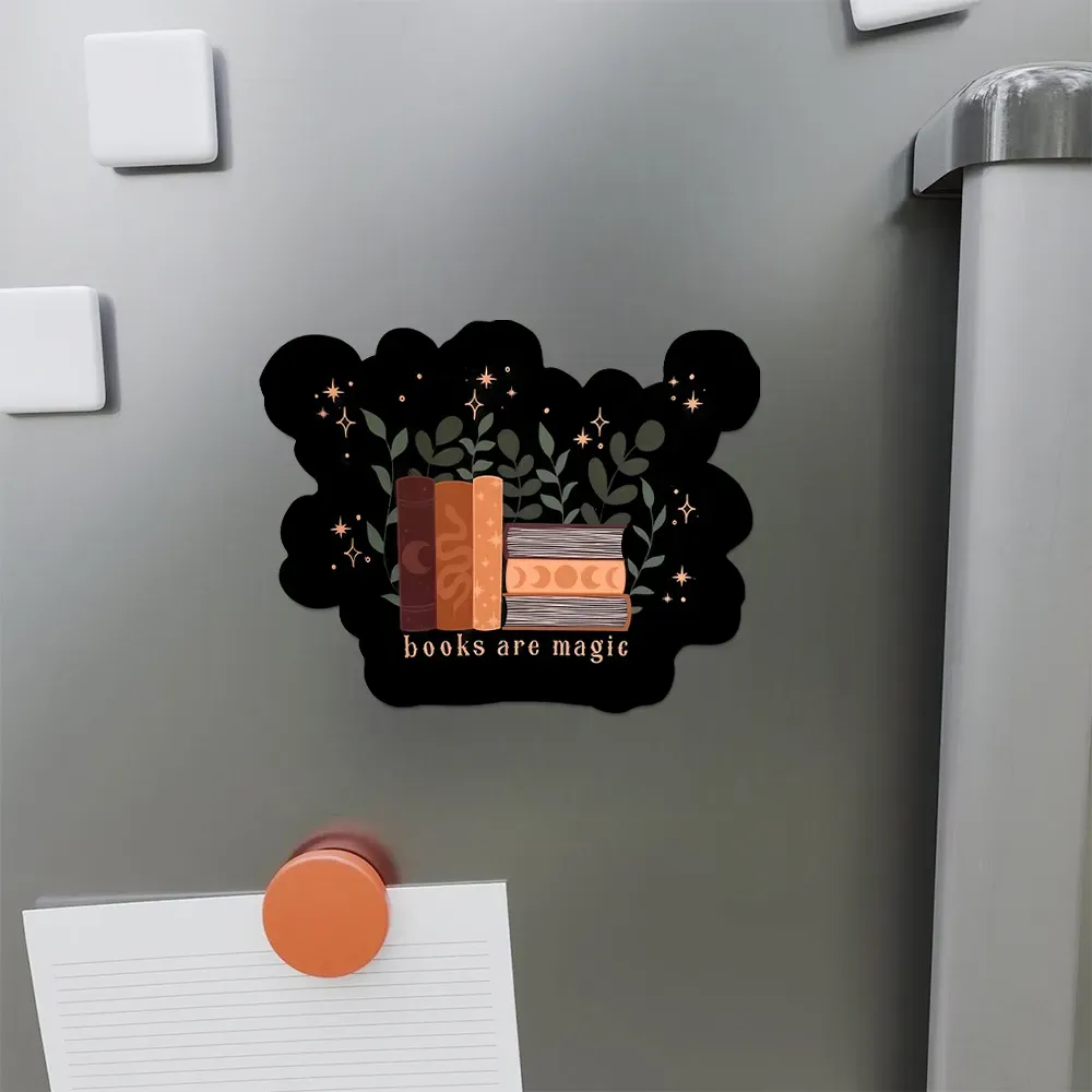 Pagewings Books Are Magic Fridge Magnet