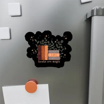 Pagewings Books Are Magic Fridge Magnet