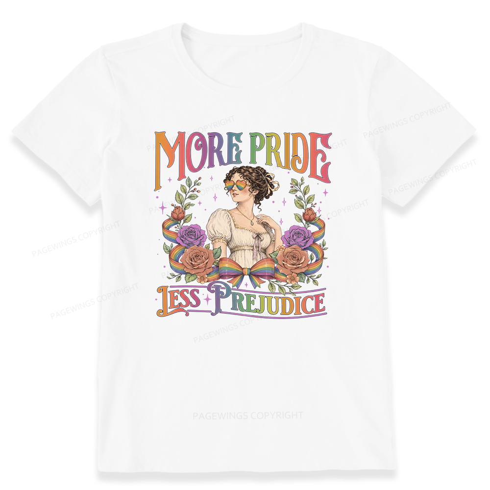 Pagewings More Pride Less Prejudice Unisex Classic T-shirt