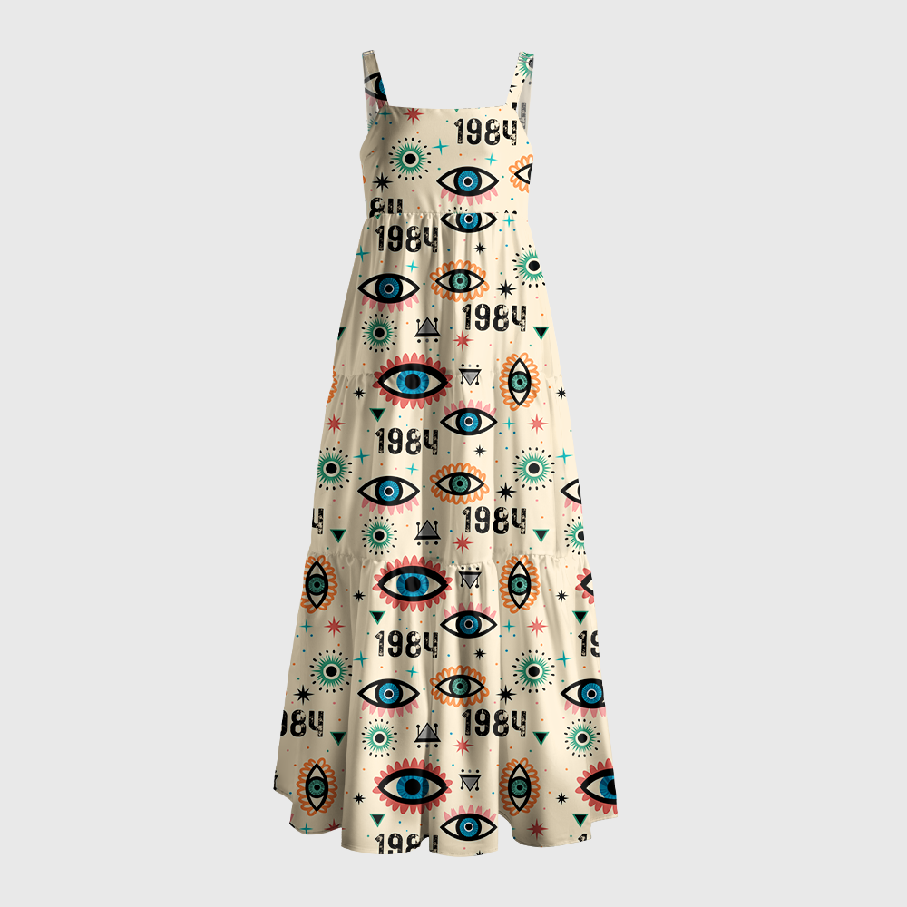 Pagewings Big Brother Is Watching You Maxi Dress