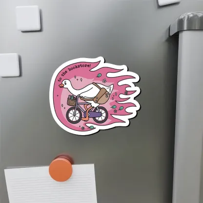 Pagewings Go To The Bookstore Fridge Magnet