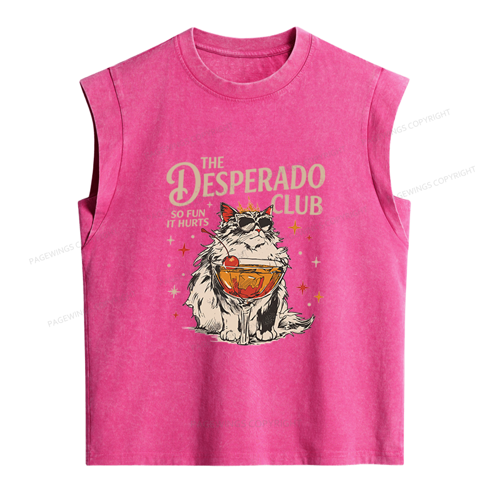 Pagewings Desperado Club Women's Washed Tank Top