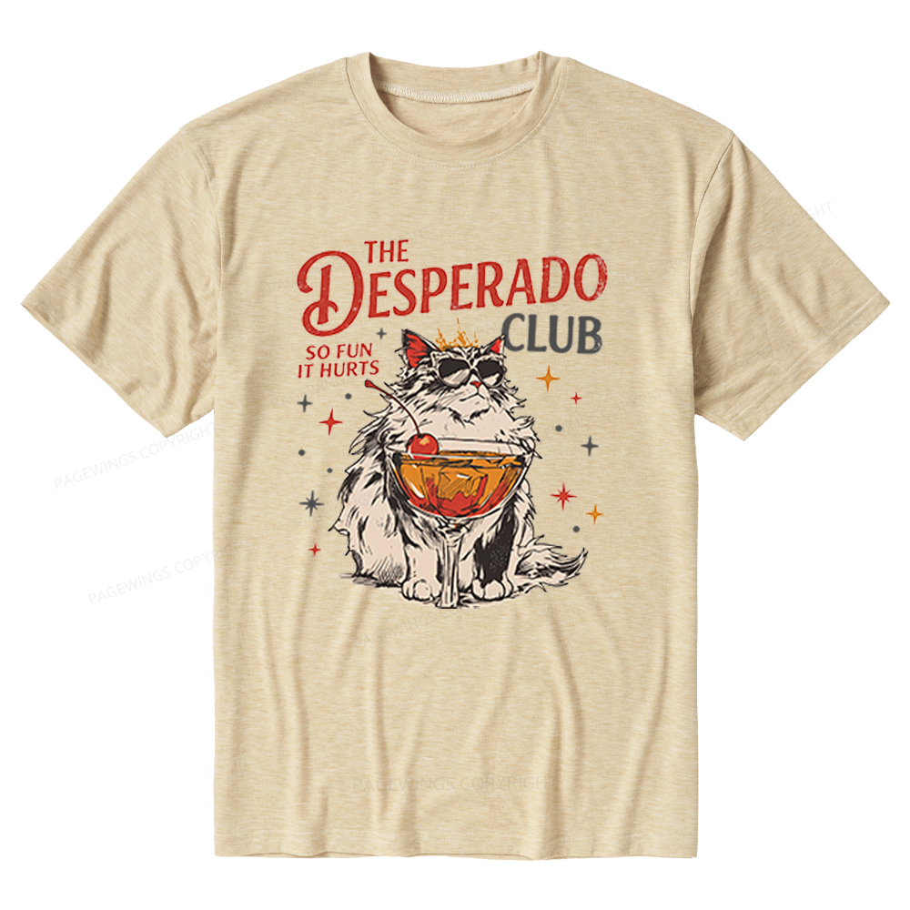 Pagewings Soft Desperado Club Unisex Heather T-Shirt