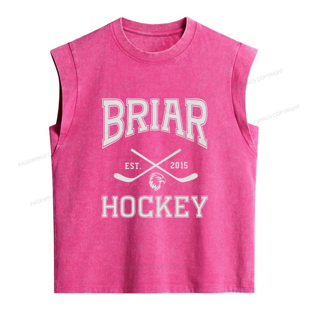 Pagewings Hockey Romance Women's Washed Tank Top