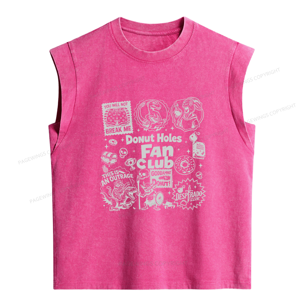 Pagewings Sci-Fi Novel Lover Women's Washed Tank Top