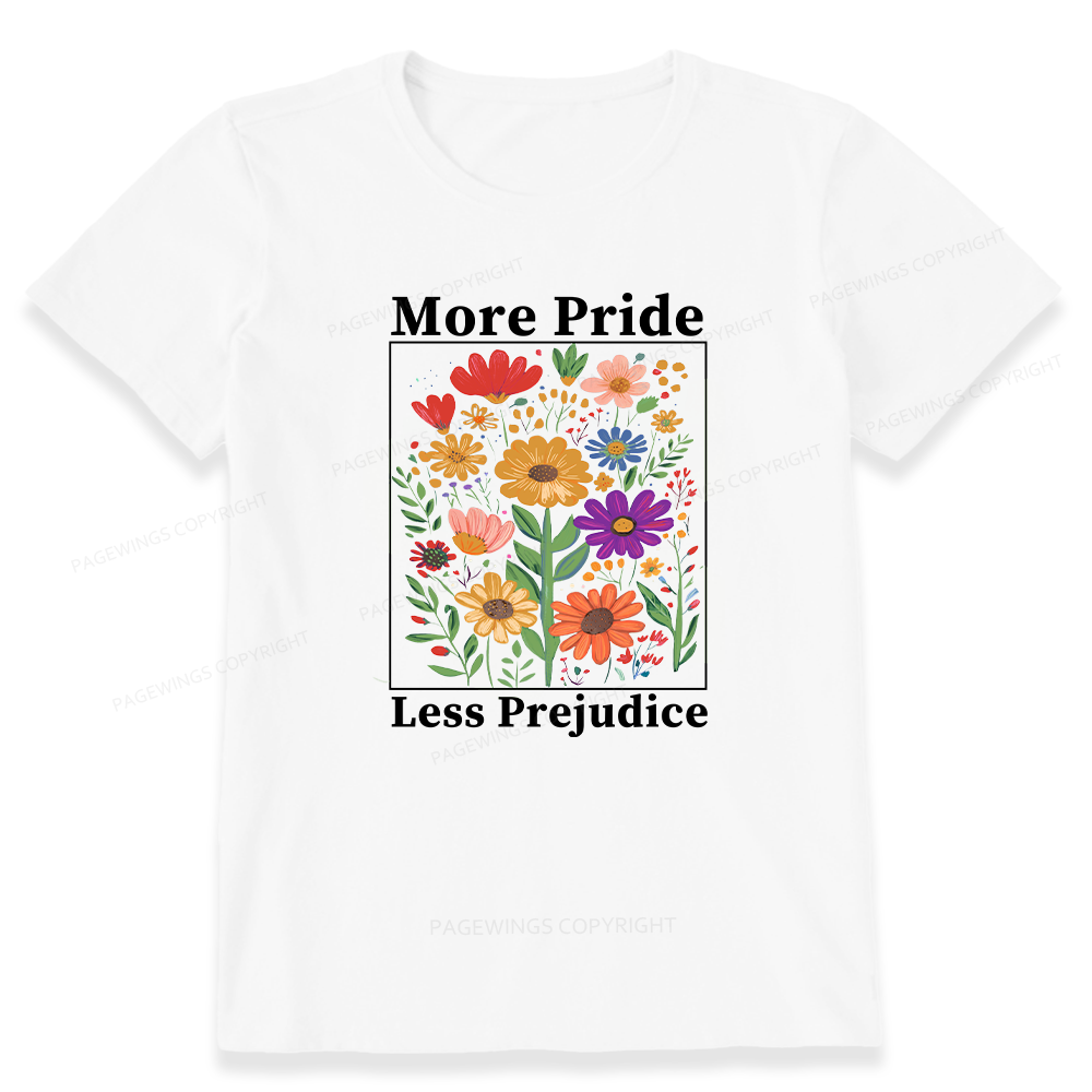 Pagewings More Pride Less Prejudice Unisex Classic T-shirt