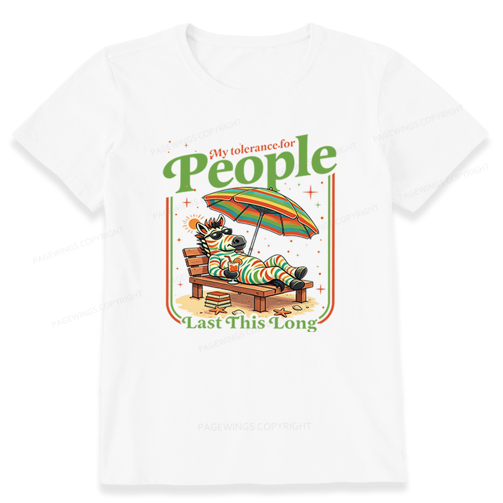 Pagewings Funny Zebra Unisex Classic T-shirt