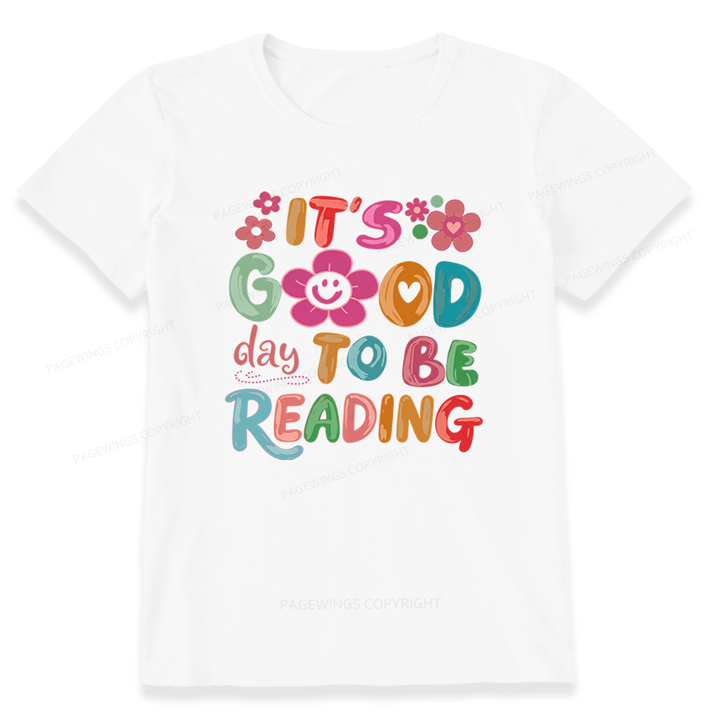 Pagewings It's a Good Day To Be Reading Unisex Classic T-shirt