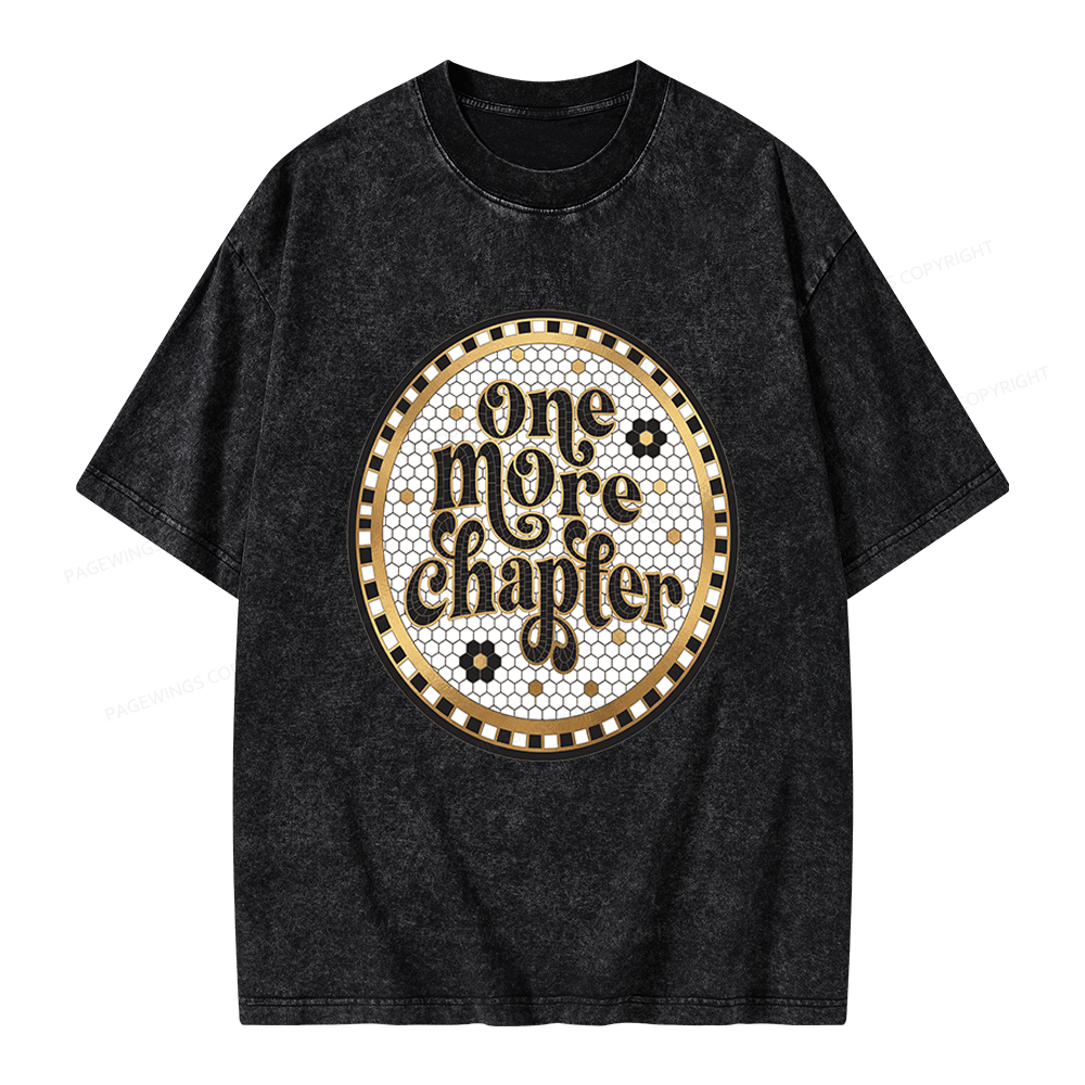 Pagewings One More Chapter Unisex Washed T-shirt