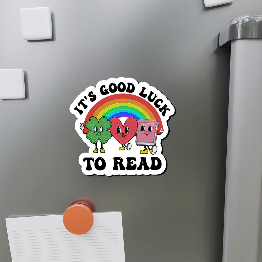 Pagewings St. Patrick's Day Librarian Fridge Magnet