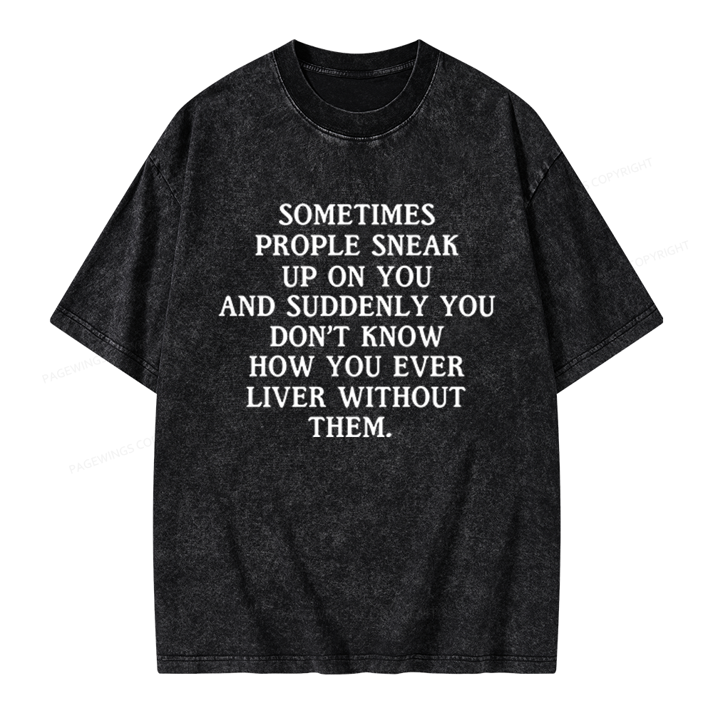 Pagewings Hockey Romance Unisex Washed T-shirt