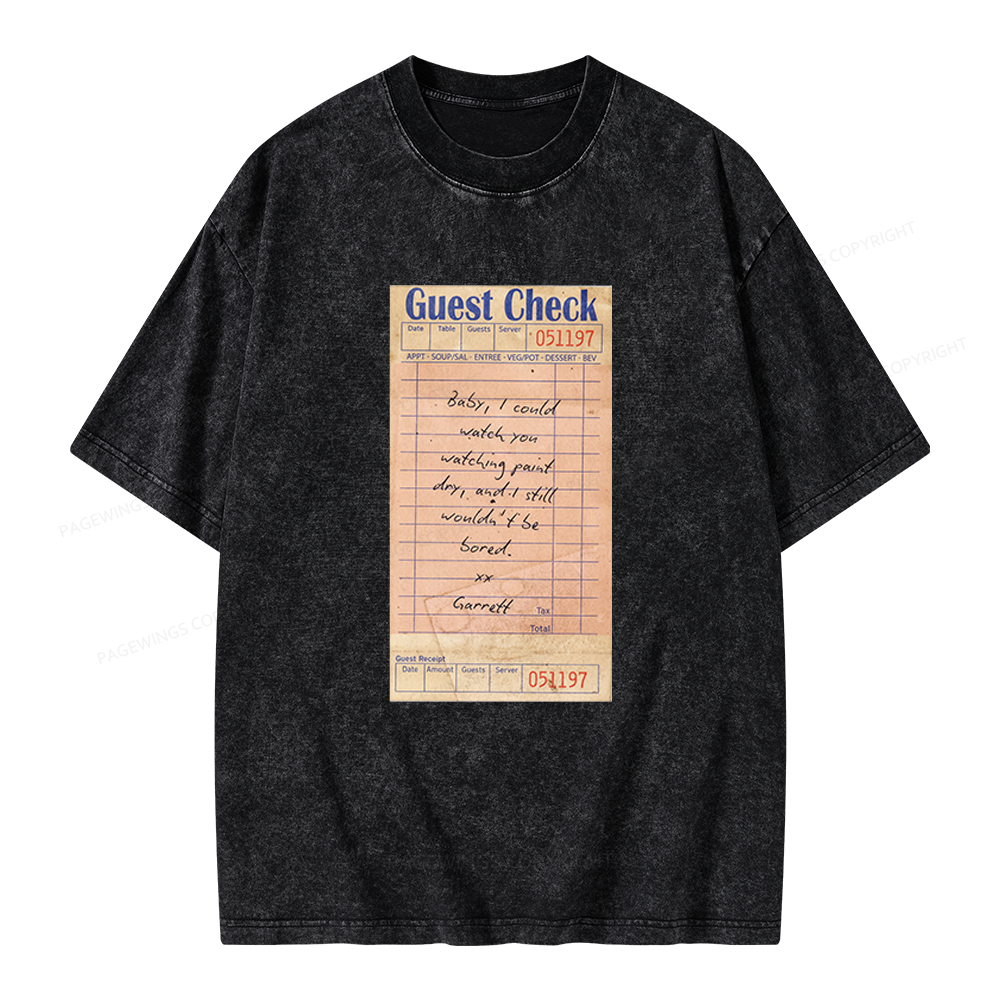 Pagewings Hockey Romance Unisex Washed T-shirt