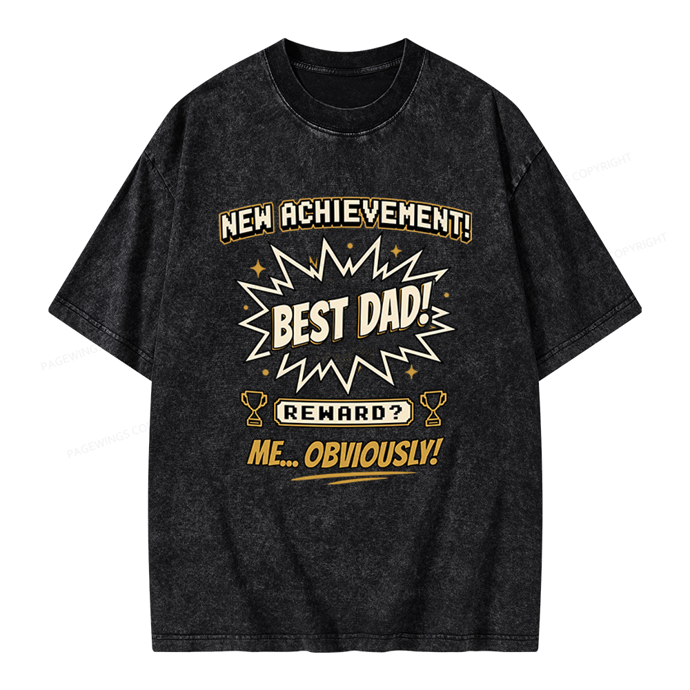 Pagewings New Achievement Unisex Washed T-shirt
