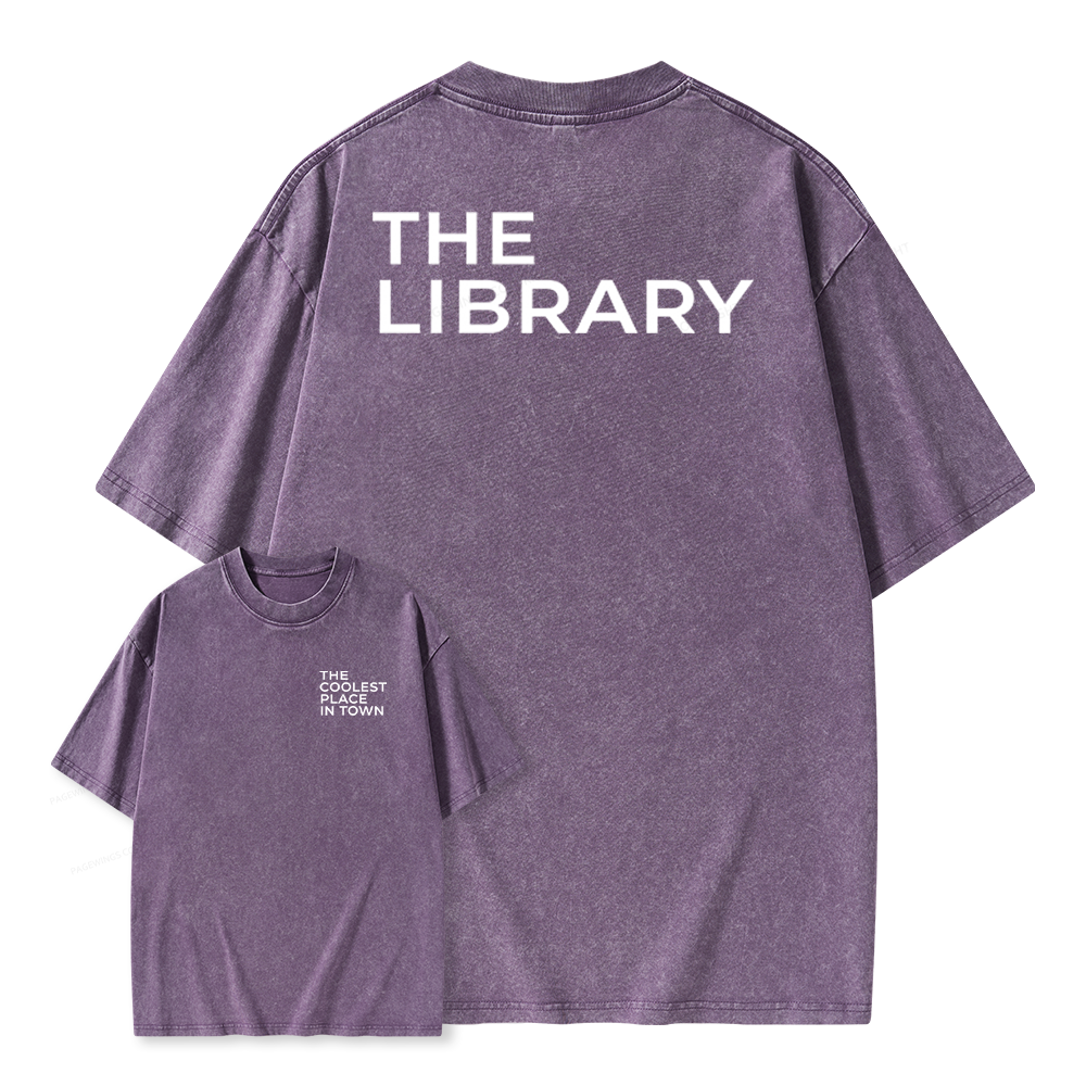 Pagewings The Coolest Place In Town Unisex Washed T-shirt