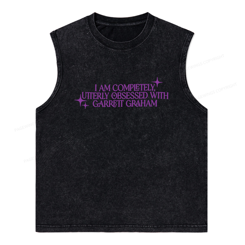 Pagewings Hockey Romace Unisex Washed Tank Top