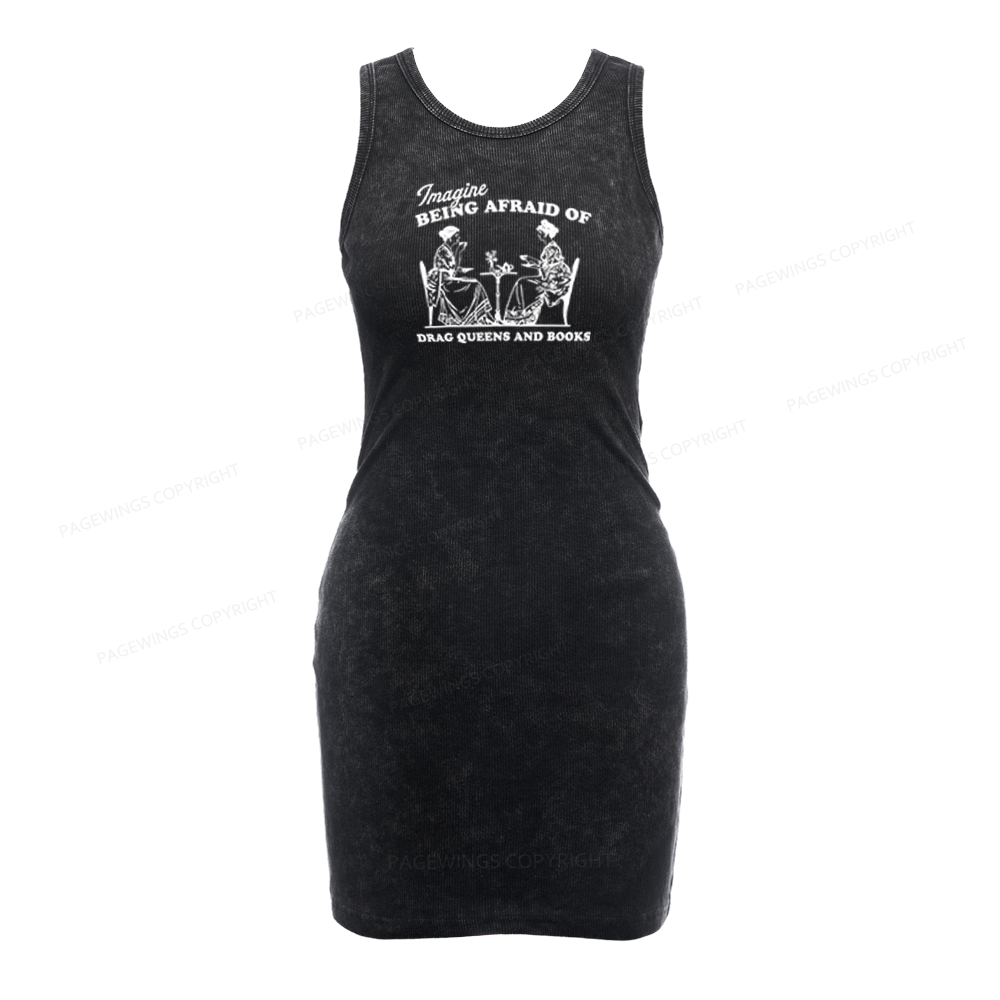 Pagewings Drag Queens Bodycon Tank Dress